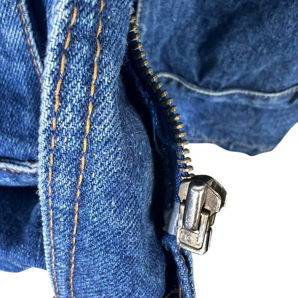 Vintage SBII by Betterman Denim Jacket Mens L Chore Flannel Lined Workwear - Picture 9 of 9